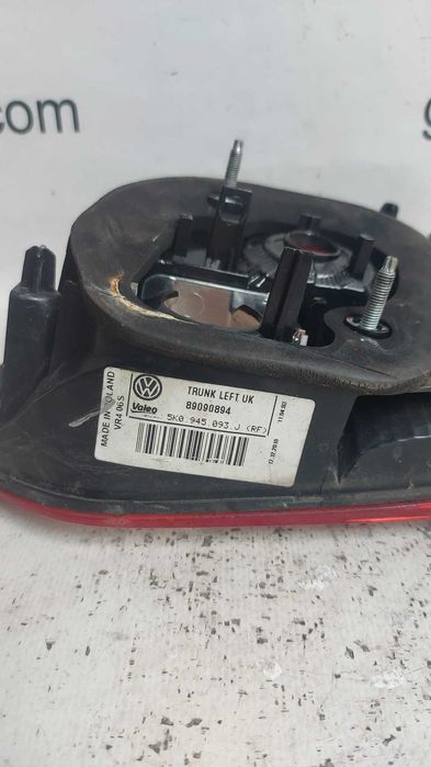 Farolim Trás Traseiro Direito Tampa Mala VW Golf 6 VI 2010a 2013 Original