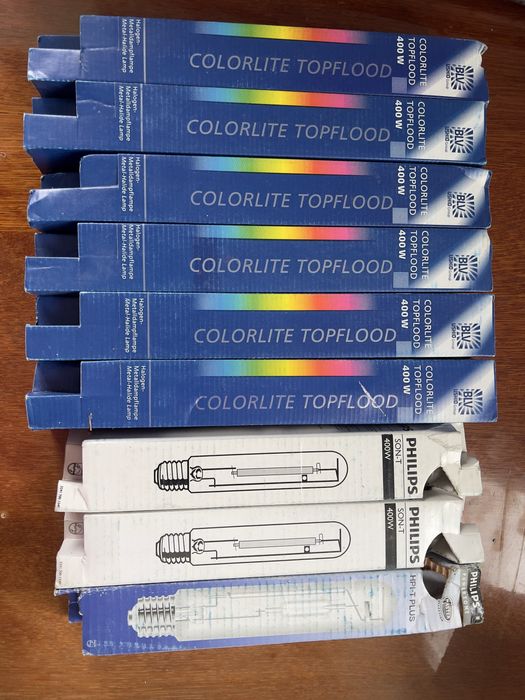 Лампи металогалогенні та люмінісцентні