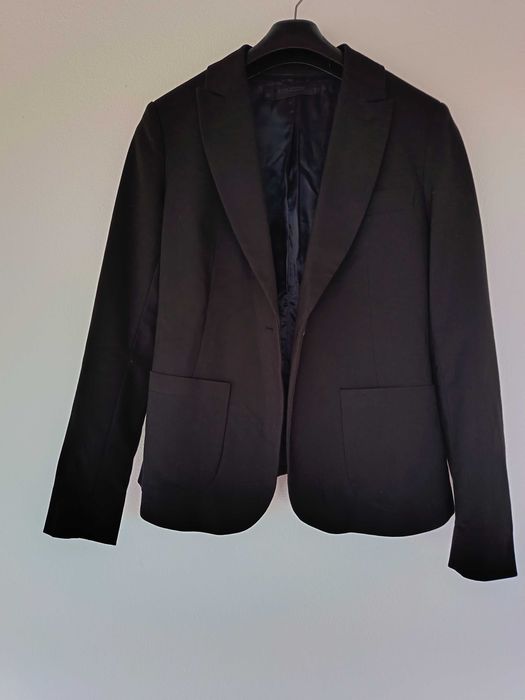 Blazer Preto Zara Woman Designer Premium Collection – Tam. 40 – Algodão e Lã