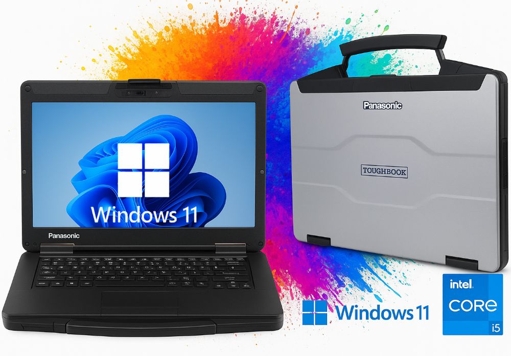 Pancerny Panasonic CF-54 Mk3 i5-7300u 16GB 512SSD  Windows 11 + LTE