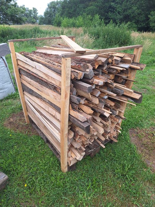 Drewno kominkowe na opał zrzyny ,  wióry ,trociny.