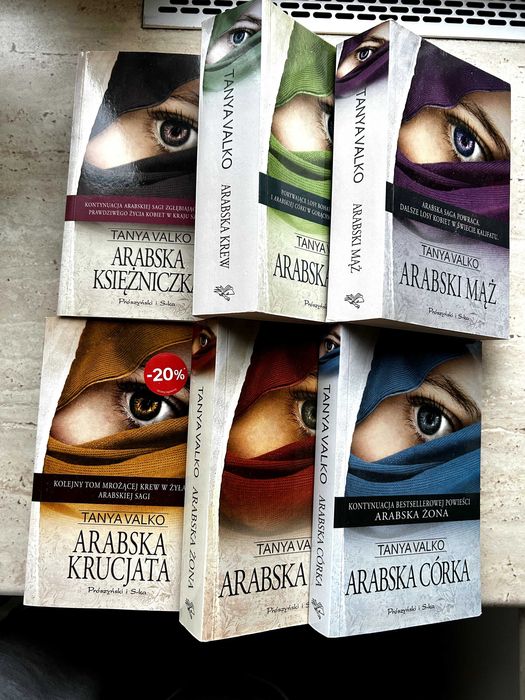 Tanya Valko Arabska Saga sześć książek