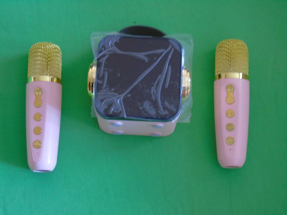Колонка-караоке з 2 мікрофонами, від USB Дитяче караоке Блютуз-колонка