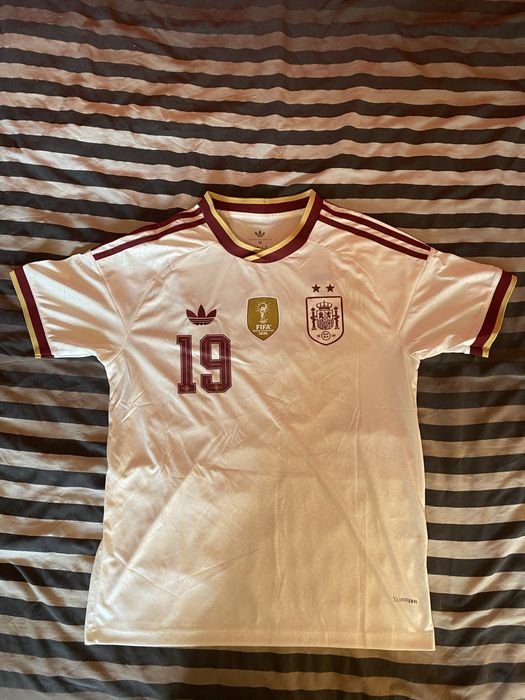 Camisola Espanha Branca Lamine Yamal