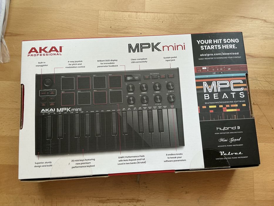 MIDI-клавіатура Akai MPK Mini MK3 Special Edition Black (Повний комплект)