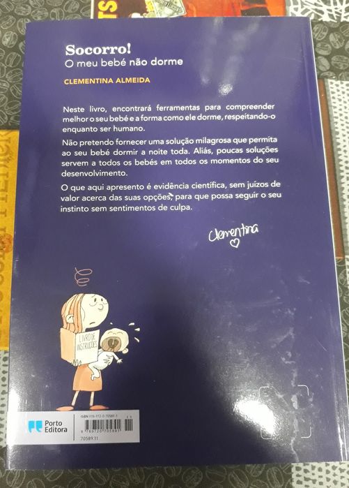 Livro "Socorro! O meu bebé não dorme"