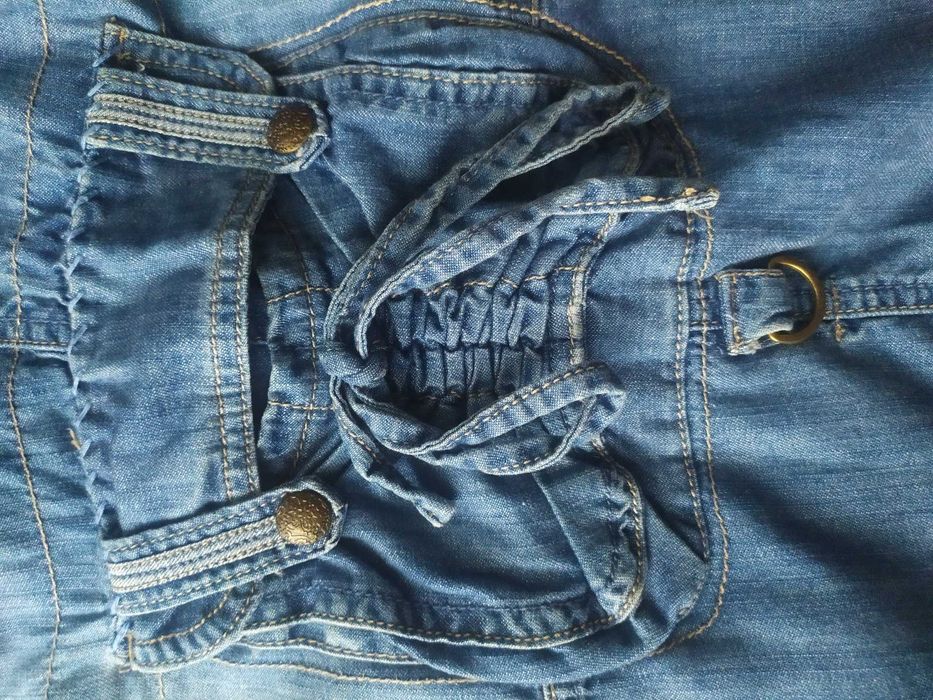 Świetne krótkie spodenki jeansowe dżinsowe M 40