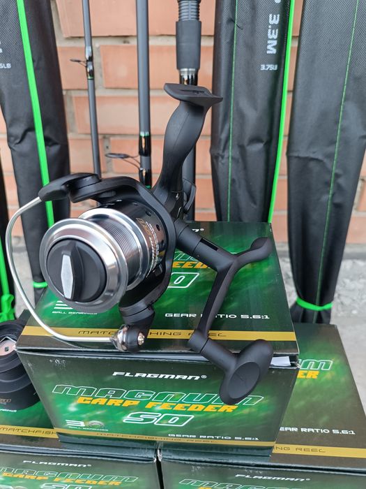 Карповий набір Revers CARP 3.30/3.60/3.90 m 3.75lb+Катушка Flagman Mag