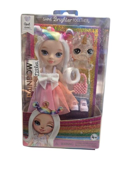 Lalka Rainbow High Littles Opal Raine + Zwierzątko Jednorożec MGA