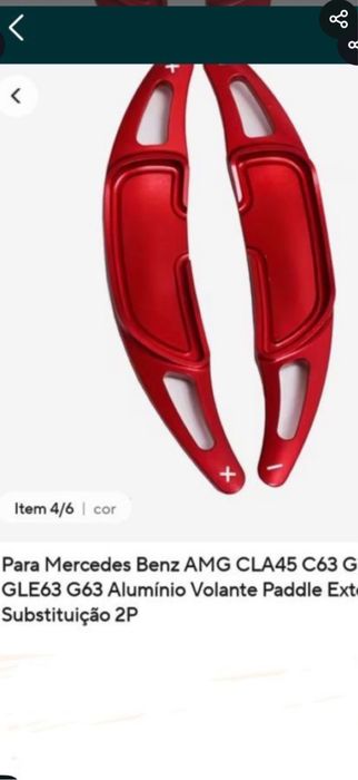 Patilhas novas mercedes a45 ,gla 45 e outros modelos