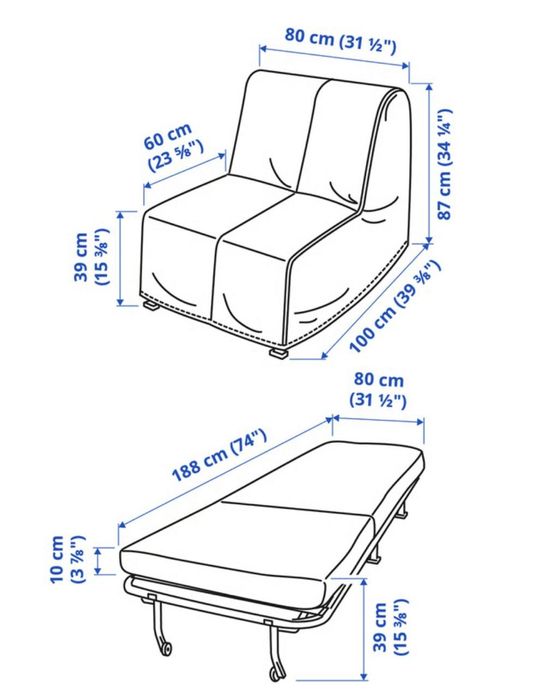 Sofa cama Lycksele Lovas