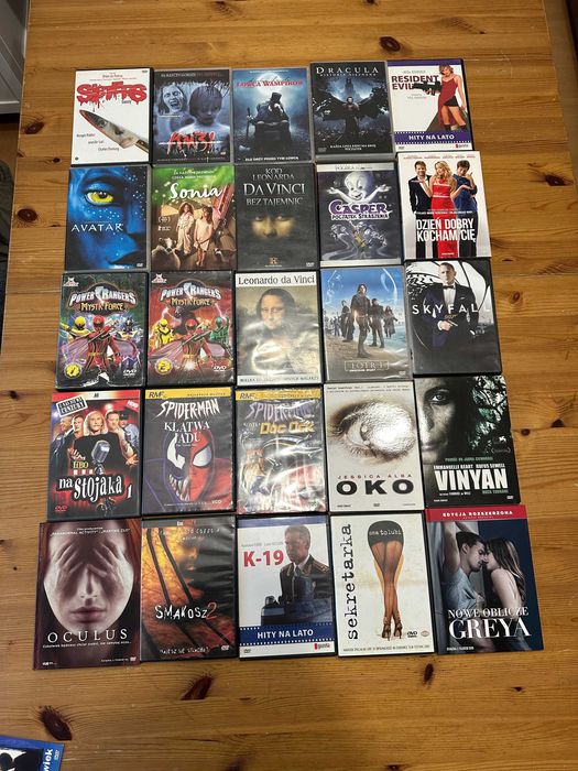 Kolekcja 119 Filmów na DVD - niektóre w folii! Warto! Darmowa Wysyłka