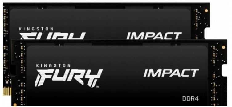 Kingston 64GB 2x32GB 3200MHz DDR4 CL20 SODIMM FURY