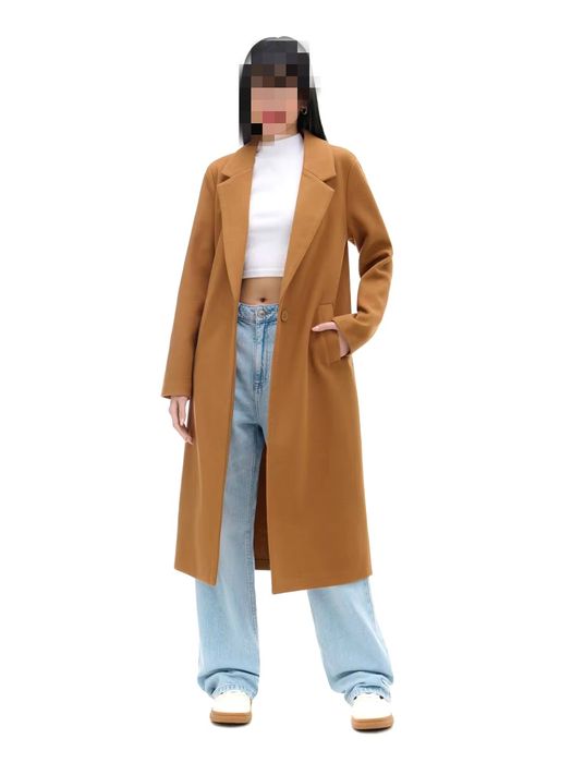 Klasyczny długi płaszcz r L wiosna/ jesień NOWY