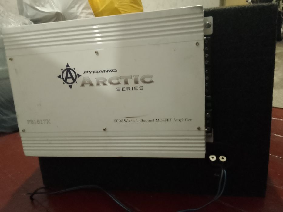 Сабуфер sledge hammer з підсилювачем pyramid