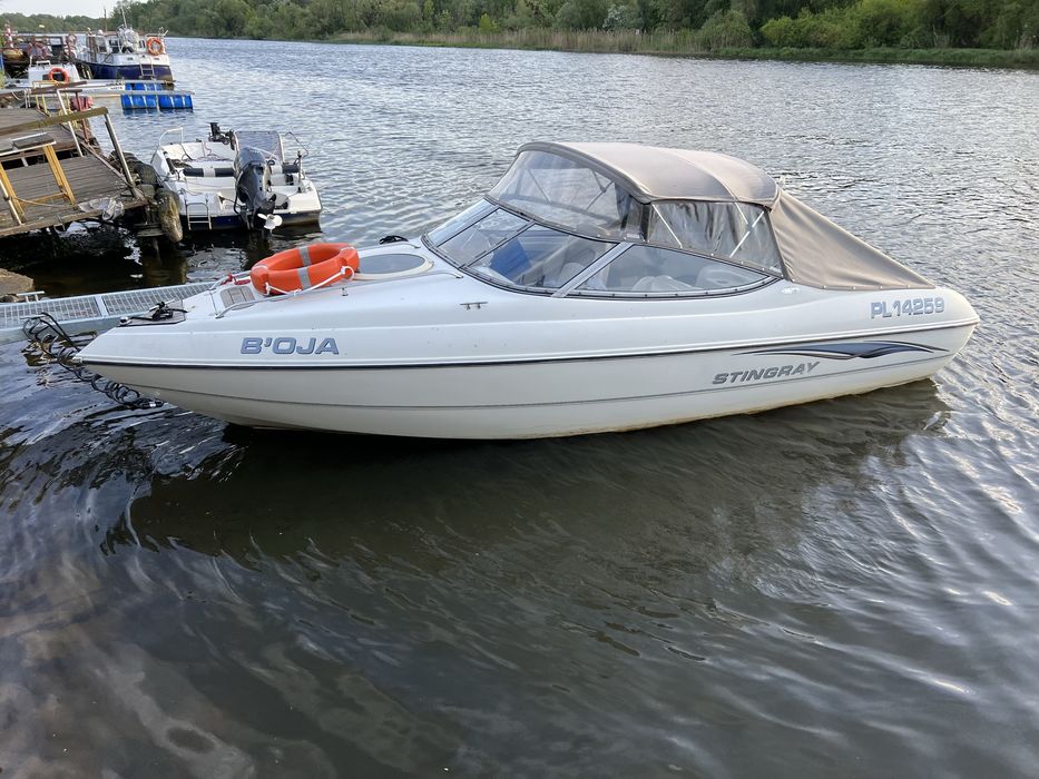 Łódź motorowa Stingray 190 6m 3.0 mercury 130km + przyczepa