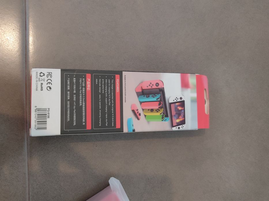 Carregador para joycon nintendo switch.