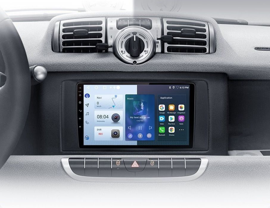 Radio nawigacja Smart Fortwo 2005 - 2010 Android Carplay 2GB 32GB