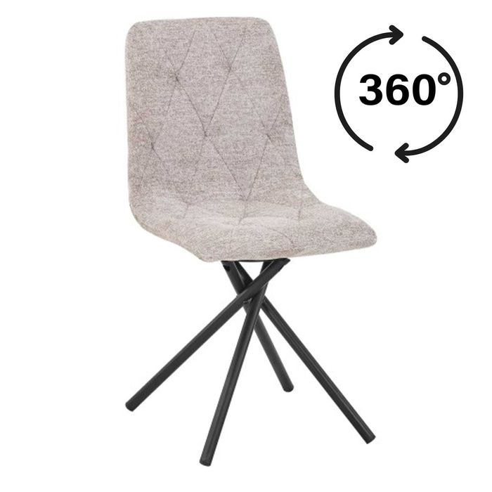 (15SI) Stół okrągły rozkładany + 4 krzesła obrotowe, nowe 1799 zł