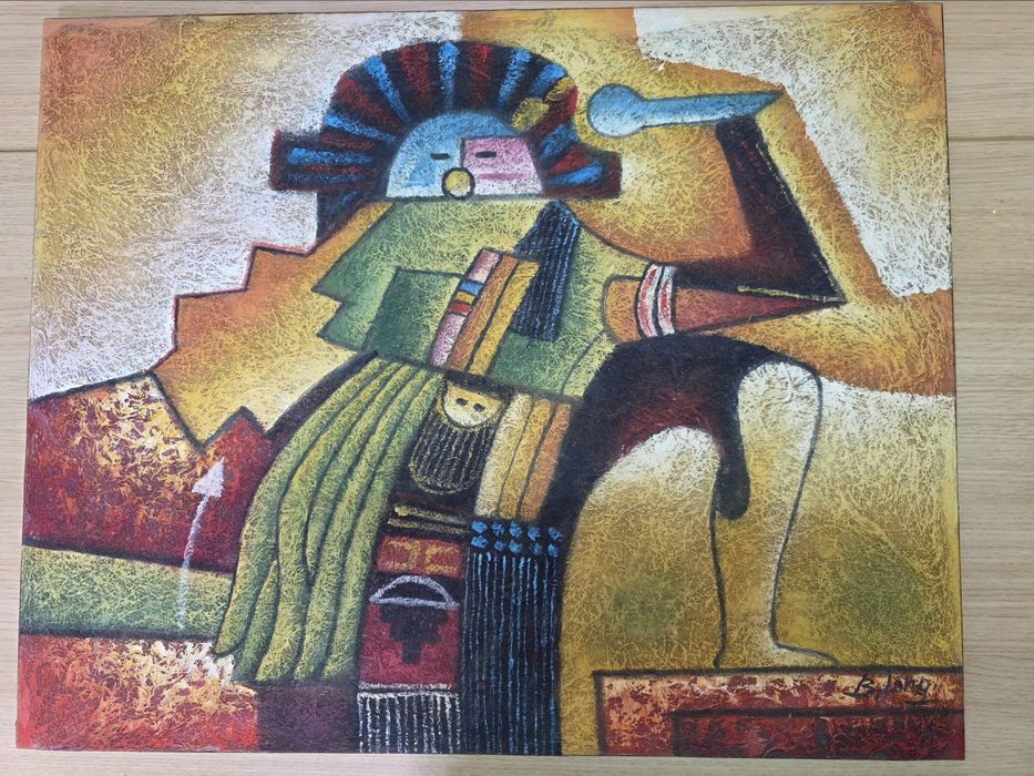 Quadro B.Long (Benjamin Long) Arte Abstrata