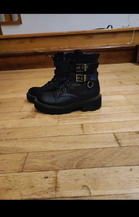 Buty z klamrami Alternative Goth punk metalhead