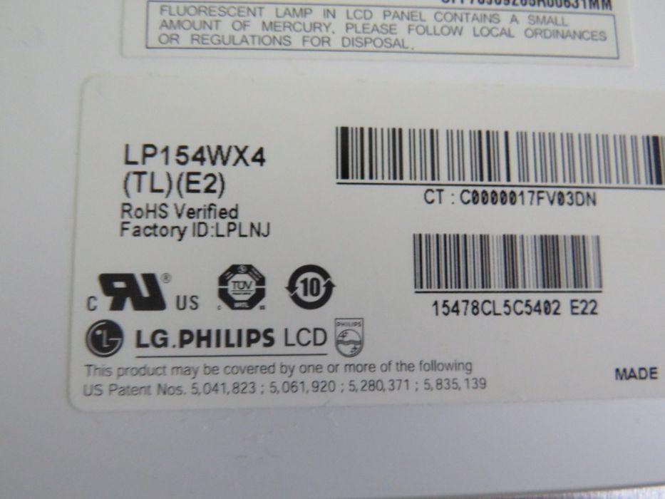 LCD LP154WX4(TL)(E2)64739323294723122