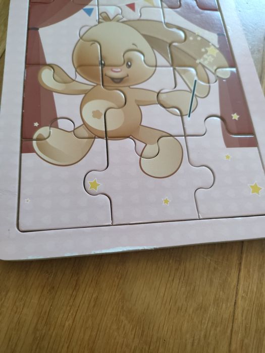 Puzzle 15 i 12 elementów Kubuś Puchatek Tomek i przyjaciele