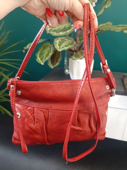 Oryginalna skórzana torba Genuine Leather skóra naturalna