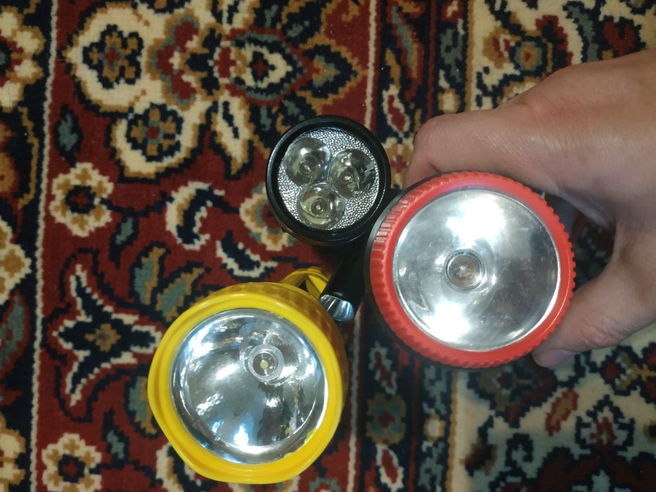 Фонарики в нерабочем состояние, фонарики акумуляторный