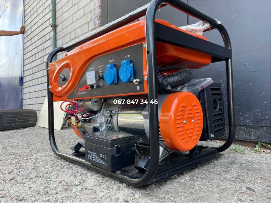 Генератор Zeppelin 6000 6 КВт Іспанія 15 к.с. Бензин Електростартер