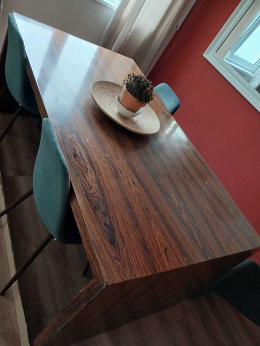 Mesa/ Secretaria Madeira Rústica