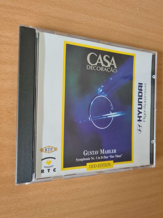 CD audio com a Sinfonia nº1 de Gustav Mahler