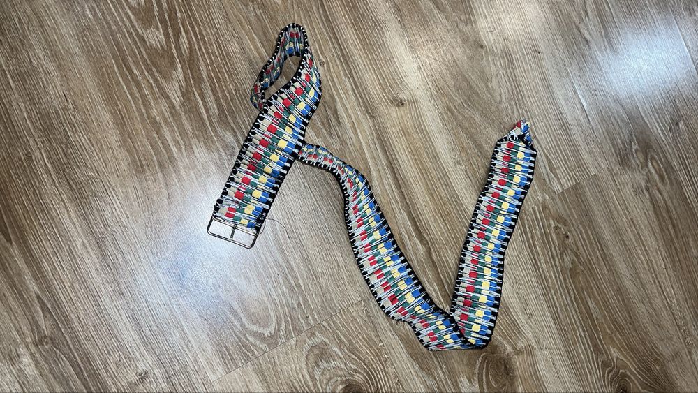 Pasek damski hand made Długość paska 109 szetokosc 6 cm