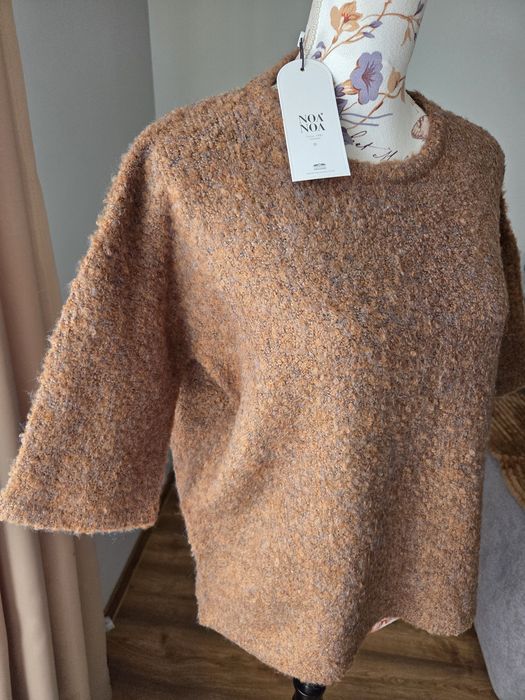 Sweter Noa Noa | Miękki Oversize | Rozmiar S (pasuje na M/L)