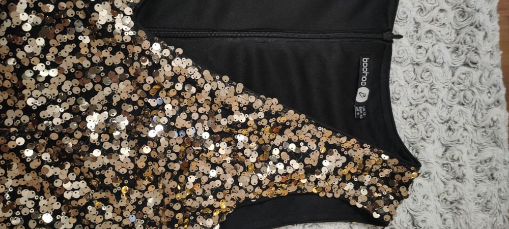 Suknia wieczorowa Sylwester Złota Syrenka