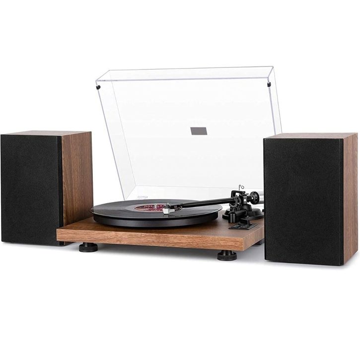 Giradiscos 1byone com Sistema Hi-Fi bluetooth e Altifalantes 36W