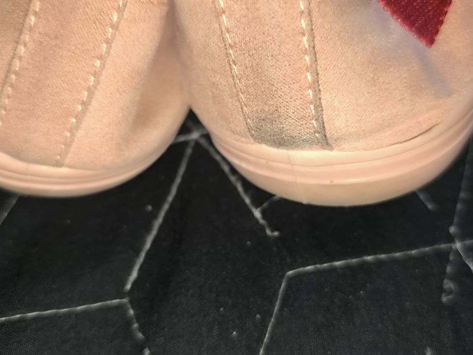 Buty trampki pudrowy róż 38