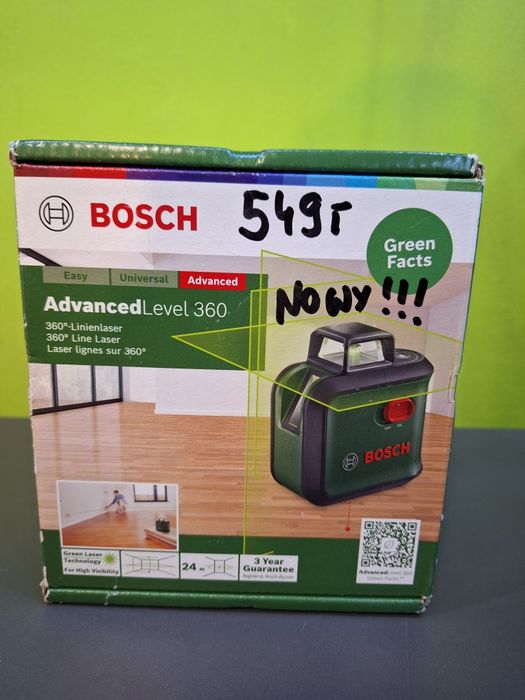 Laser Bosch advanced level 360 nowy