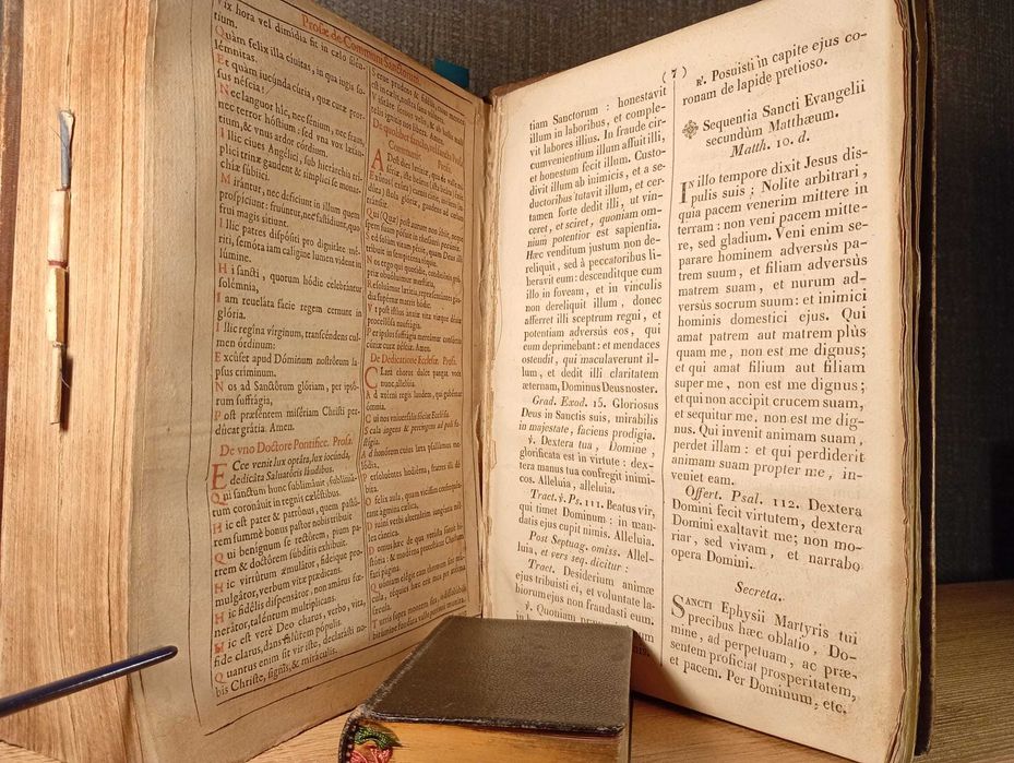 Starodruk 1652 Missale Romanum - Ryciny - Mszał - Łacina - Katolicyzm