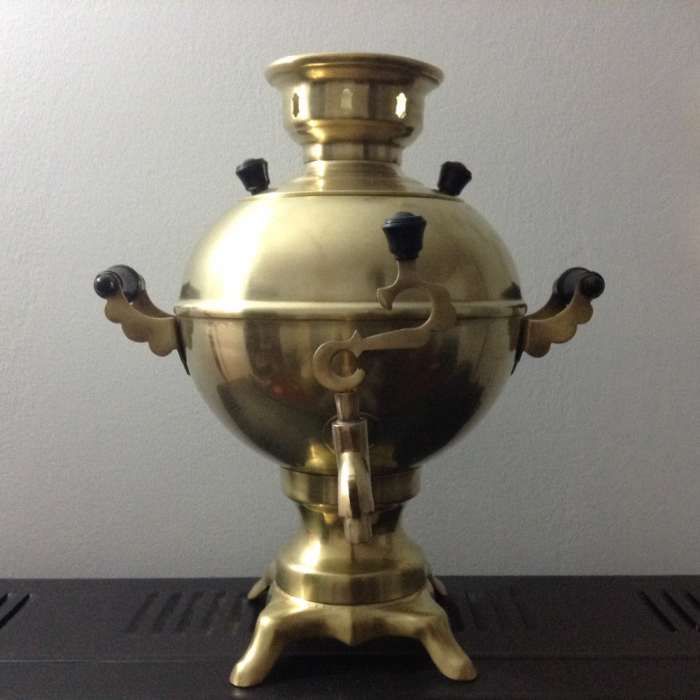 Caмовар СССР гост 7400-75(латунь)3л.