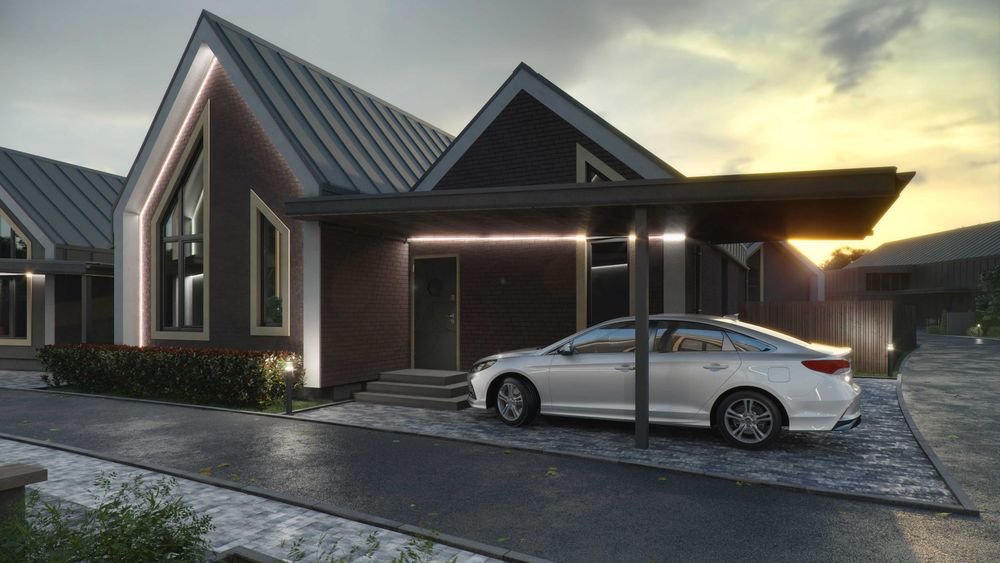 1-поверховий 3-кімнатний котедж. Розтермінування