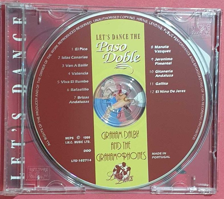 CD - Let's Dance the PASO DOBLE