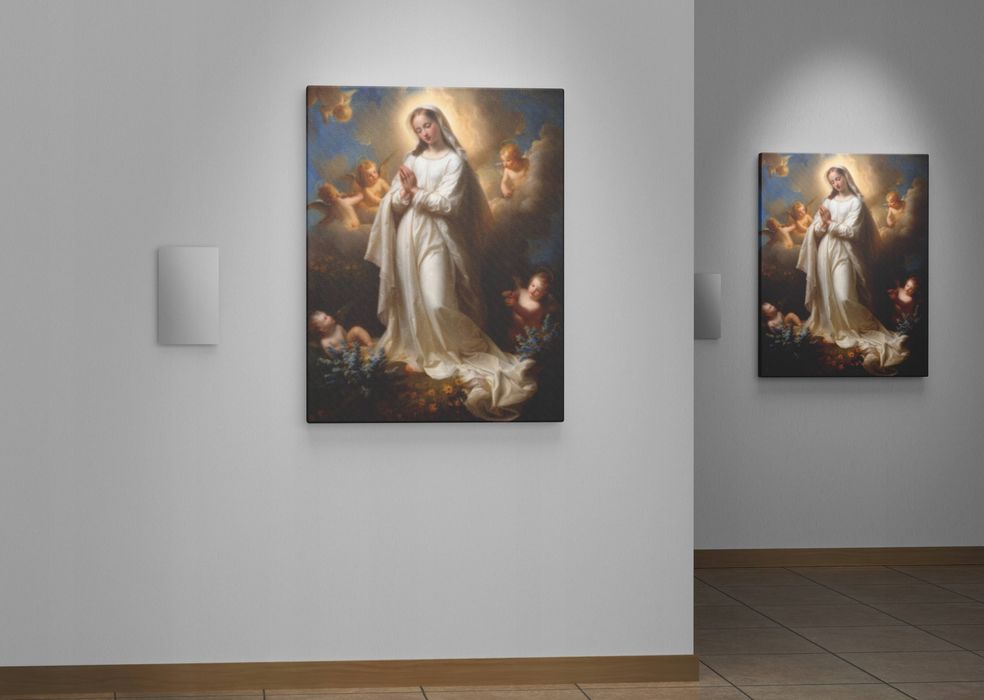 Obraz na płótnie "Niepokalana Matka Boska" 30x40 cm - Motyw religijny
