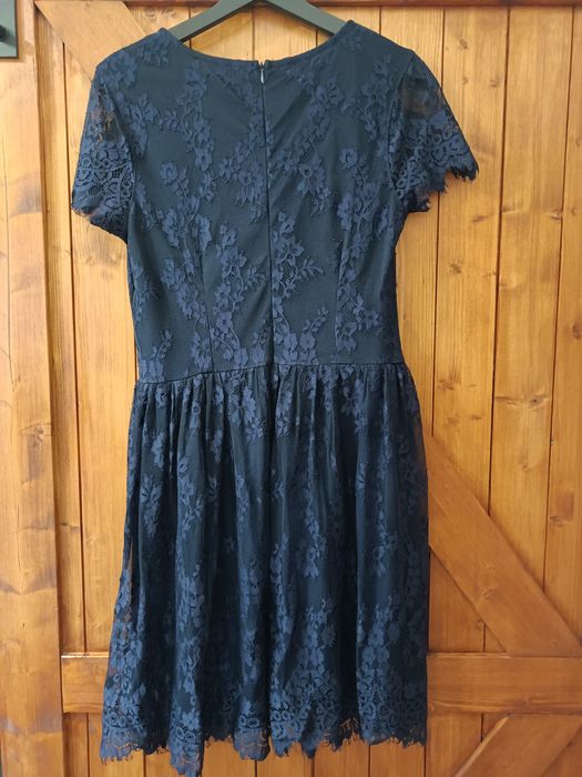 Mohito M 38 elegancka koronkowa sukienka z podszewką