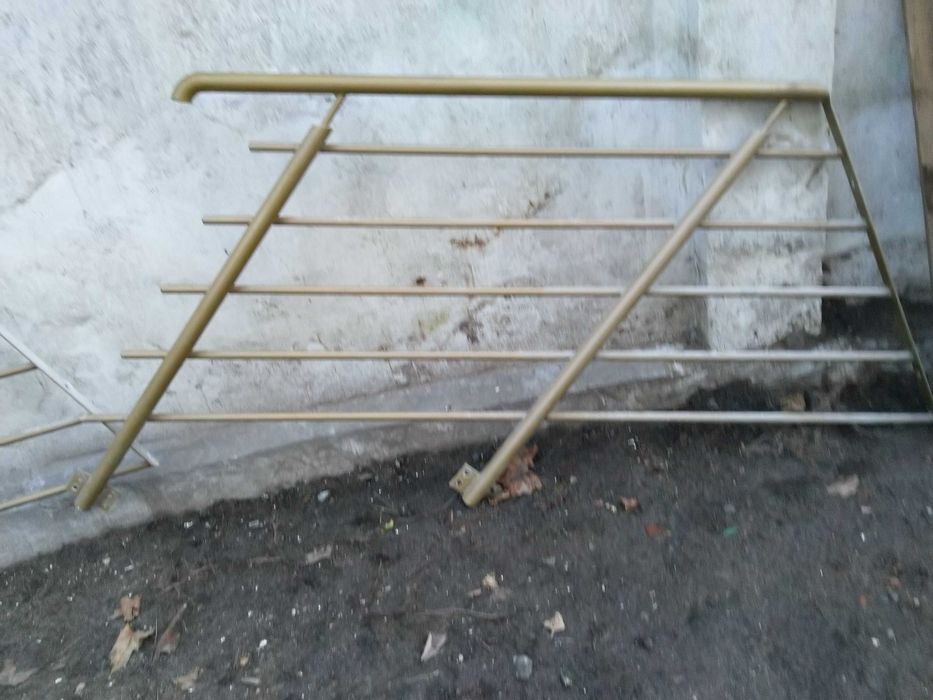 balustrady barierki proste i schodowe stalowe po demontażu