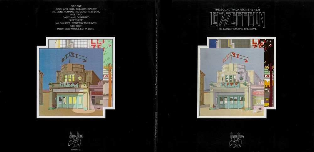 LP+DVD Led Zeppelin – Song Remains The Same - disco vinil duplo - 1976