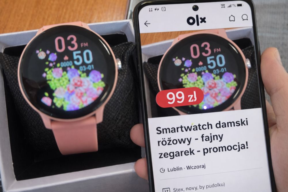 Smartwatch damski (młodzieżowe) idealny na prezent