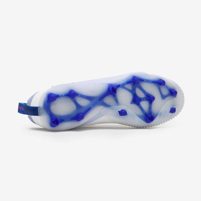 CHUTEIRAS DE FUTEBOL TRAXIUM EDGE AG/FG BRANCO/AZUL