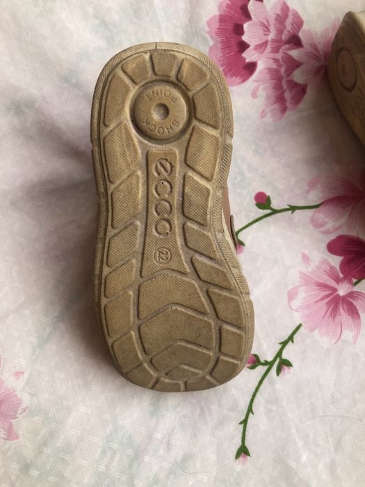 Демісезонні шкіряні черевички ecco 22 розмір