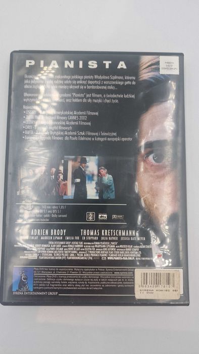 Pianista - film dvd - polski